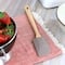 Martha Stewart Beech Wood & Gray Silicone Spatula